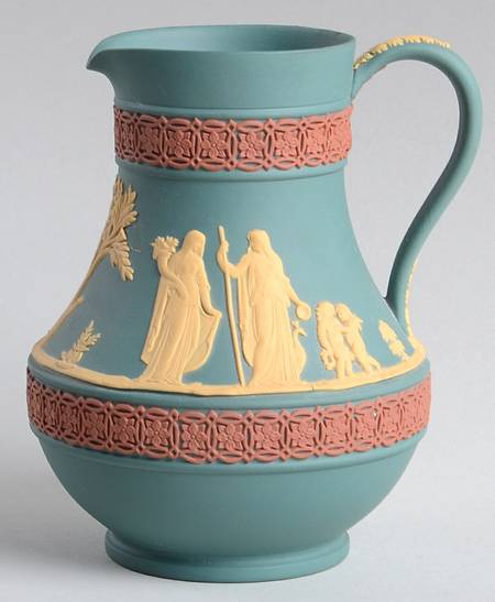 Primrose &amp; Terracotta on Teal by Wedgwood