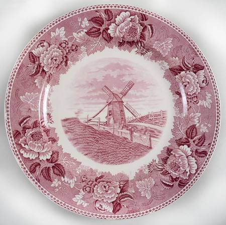 Massachusetts Historic Scenes Red by Wedgwood
