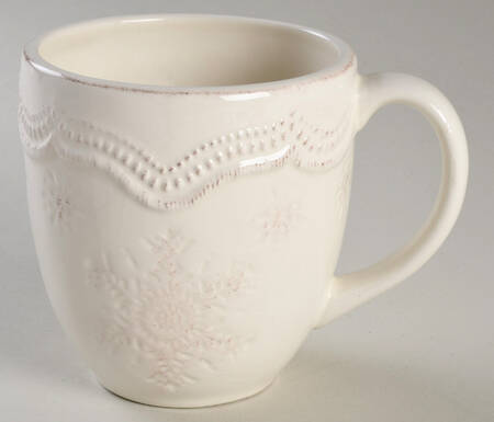 Embossed Snowflake Mug