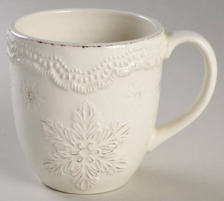 Embossed Snowflake Mug