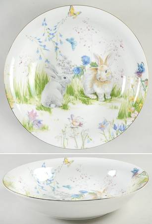 Floral Meadow 13" Round Vegetable Bowl
