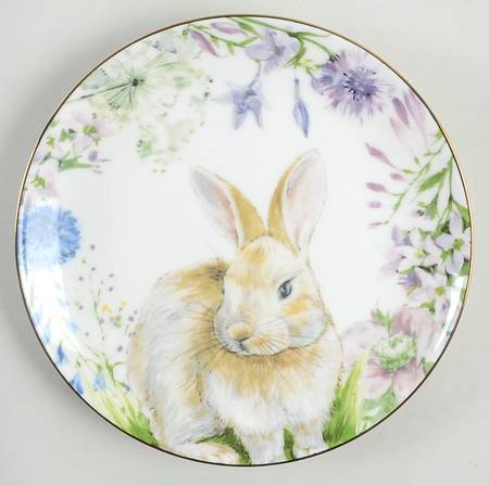 Floral Meadow Appetizer Plate
