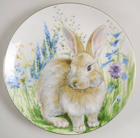 Floral Meadow Salad Plate