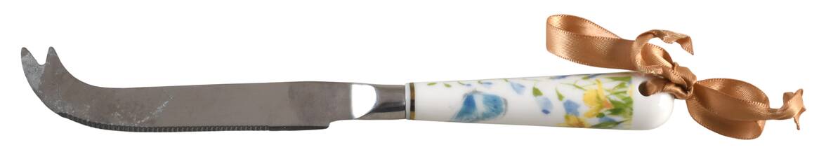 Floral Meadow Cheese Knife with Stainless Blade