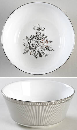 Winter White Fruit/Dessert (Sauce) Bowl