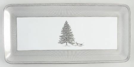Winter White 13" Sandwich Tray