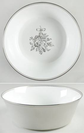 Winter White 10" Round Serving Bowl