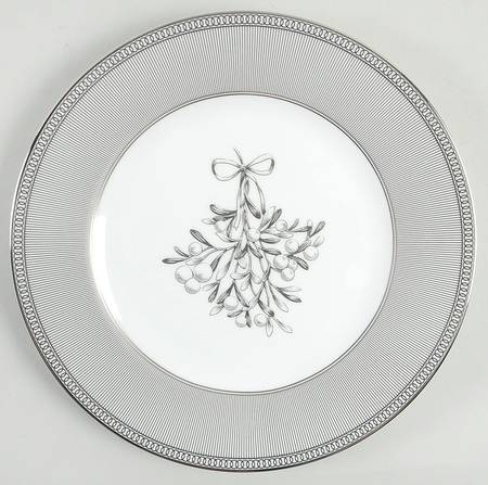 Winter White Salad Plate