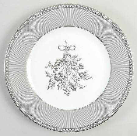 Winter White Salad Plate