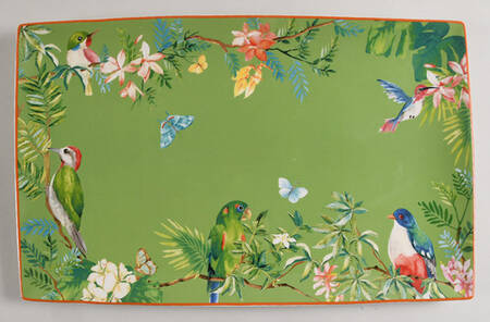 Havana Garden 16" Rectangular Serving Platter