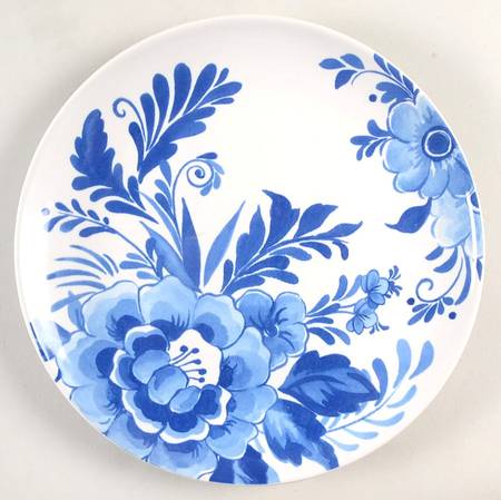 Sea Blue Salad Plate