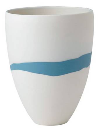 Blue Pebble 7" Vase