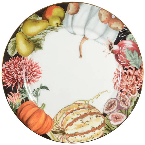 Harvest Pumpkin Accent Salad Plate