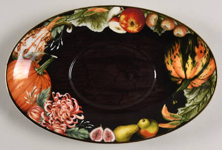 Harvest Pumpkin Underplate for Gravy Boat