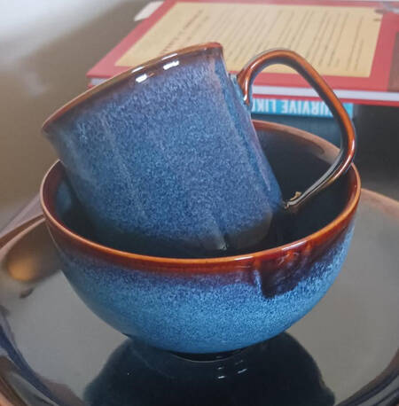 Ocean Waves 5" All Purpose Bowl