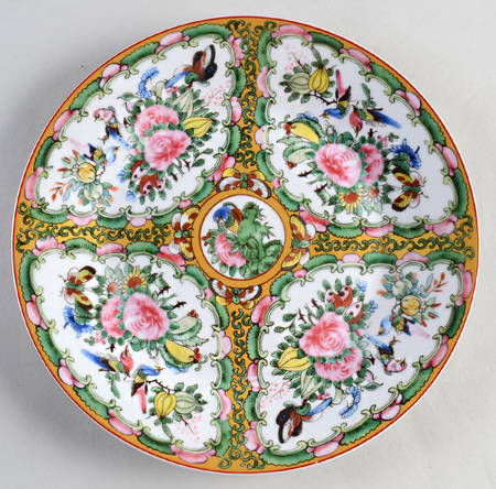 Famille Rose Salad Plate