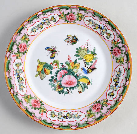 Famille Rose Salad Plate