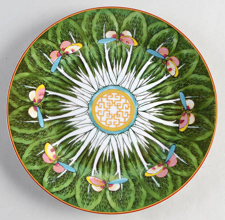 Famille Rose Salad Plate
