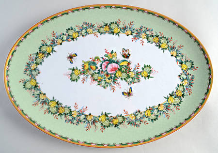 Famille Rose 17" Oval Serving Platter by Williams-Sonoma