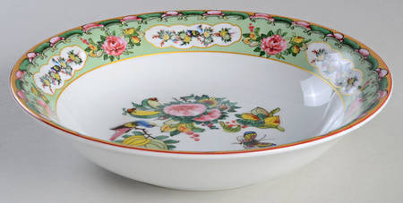Famille Rose 8" Individual Pasta Bowl