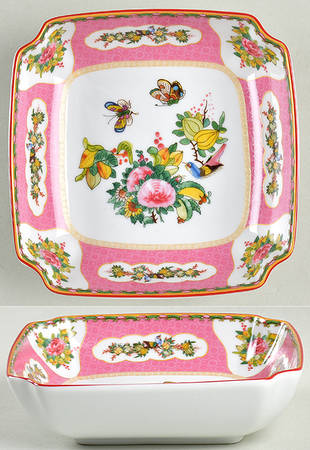Famille Rose Individual Square Dip Dish