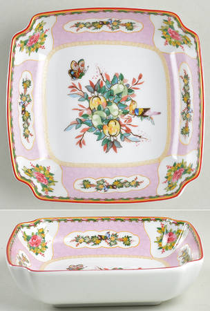 Famille Rose Individual Square Dip Dish