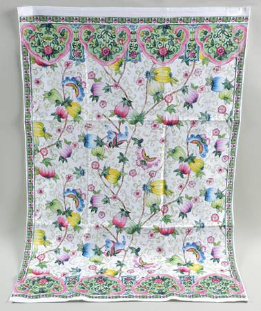 Famille Rose Cloth Dish Towel