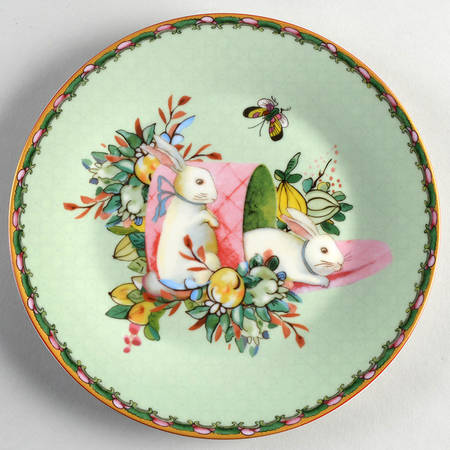 Famille Rose Salad Plate
