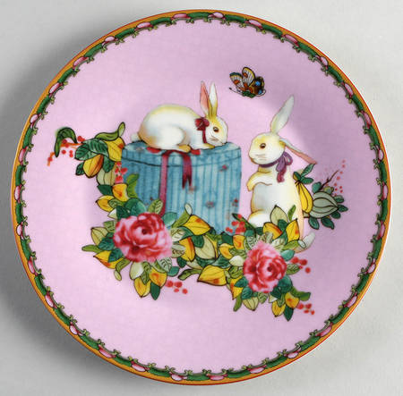 Famille Rose Salad Plate