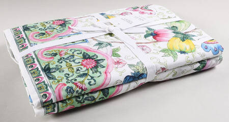 Famille Rose 70 x 126 Rectangular Tablecloth
