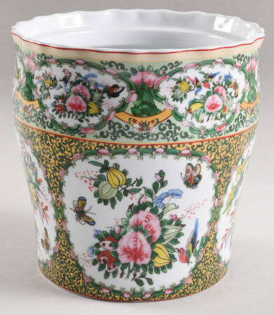 Famille Rose Medium Canister No Lid
