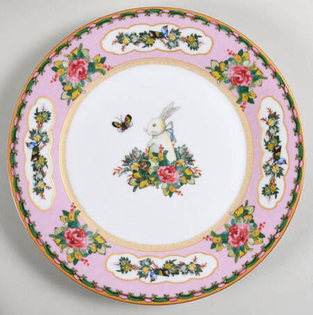 Famille Rose Dinner Plate