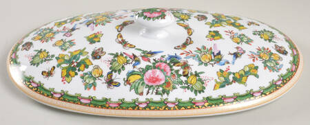 Famille Rose Lid for Bread Box