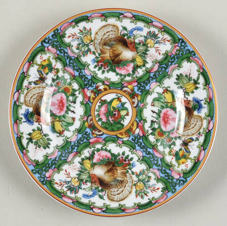 Famille Rose Appetizer Plate