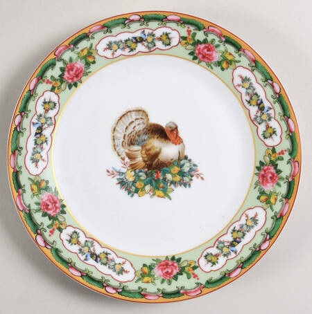 Famille Rose Salad Plate