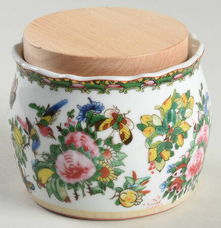 Famille Rose Salt Box & Lid