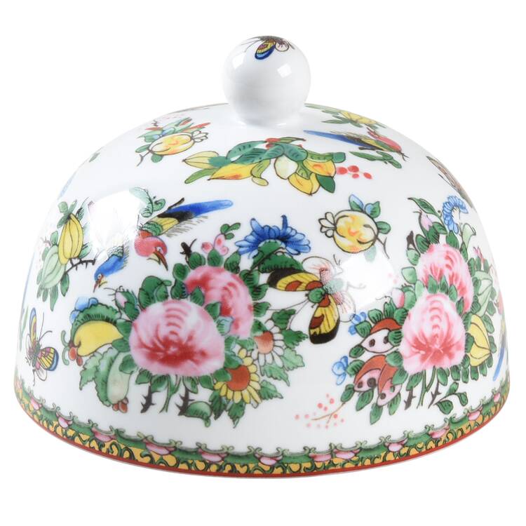 Famille Rose Lid for Round Butter