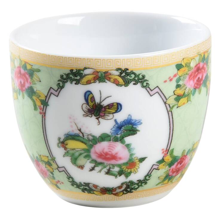 Famille Rose Espresso Cup/No Handle