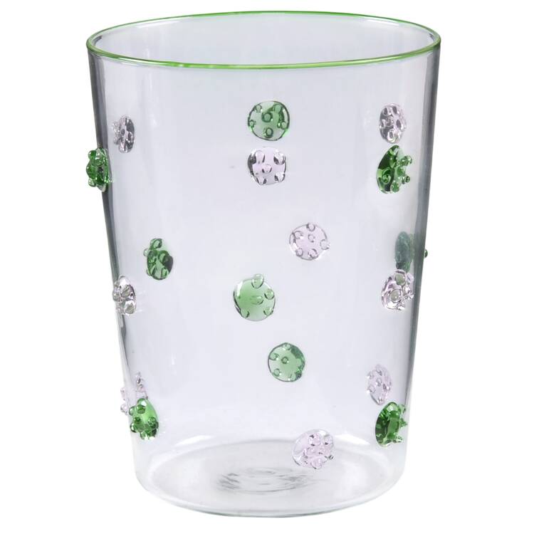Famille Rose 12 Oz Glassware Tumbler