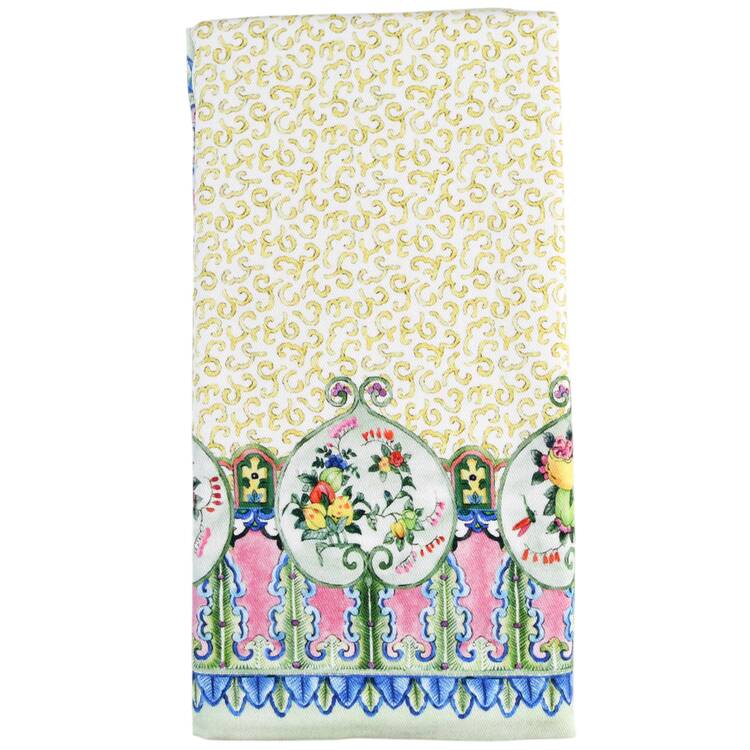 Famille Rose Linen Napkin - Set of 4