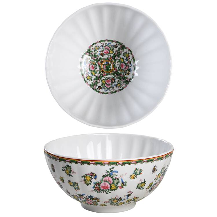 Famille Rose 7" Noodle Bowl