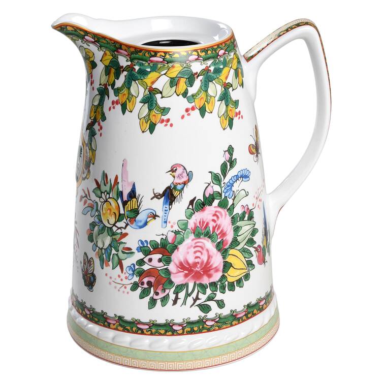 Famille Rose Coffee Pot No Lid