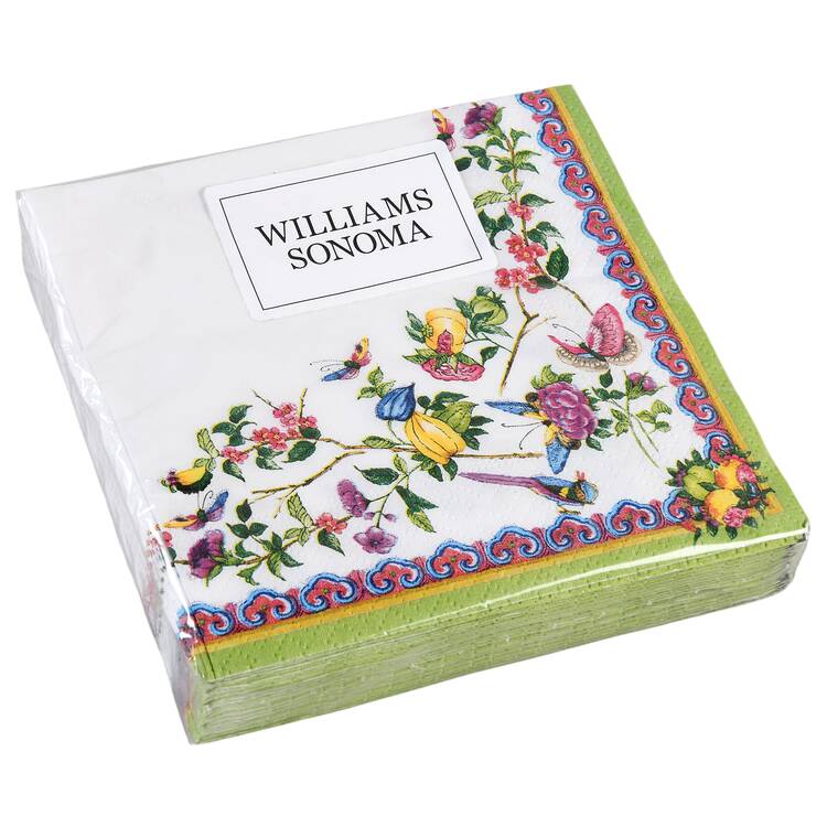 Famille Rose Package of Paper Cocktail Napkins