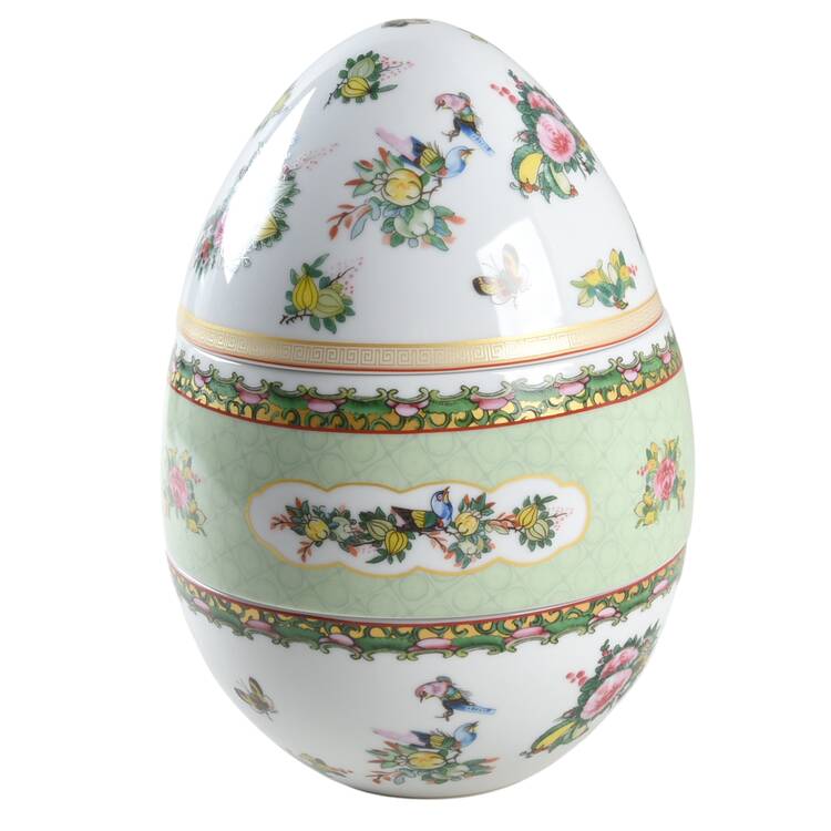 Famille Rose 3 Piece Egg Stacking Set