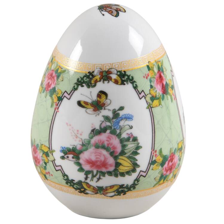 Famille Rose Small Decorative Egg