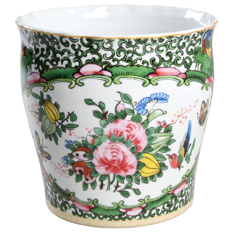 Famille Rose 7" Planter No Underplate