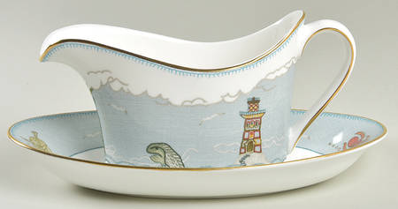 Sailor's Farewell Gravy Boat & Underplate