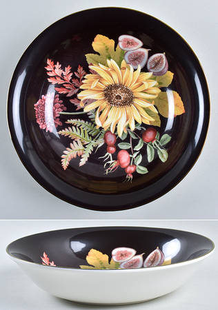 Harvest Bloom 9" Soup/Pasta Bowl