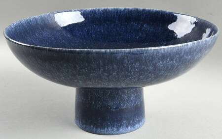 Cyprus Blue Large Footed Fruit Bowl by Williams-Sonoma