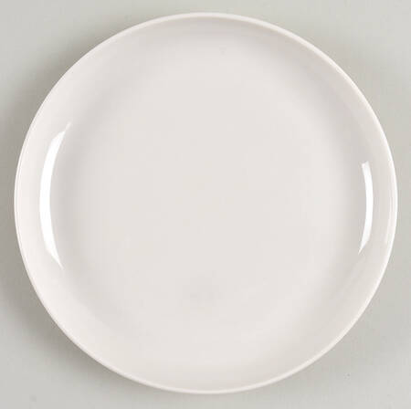 Stacked Natural White Salad Plate